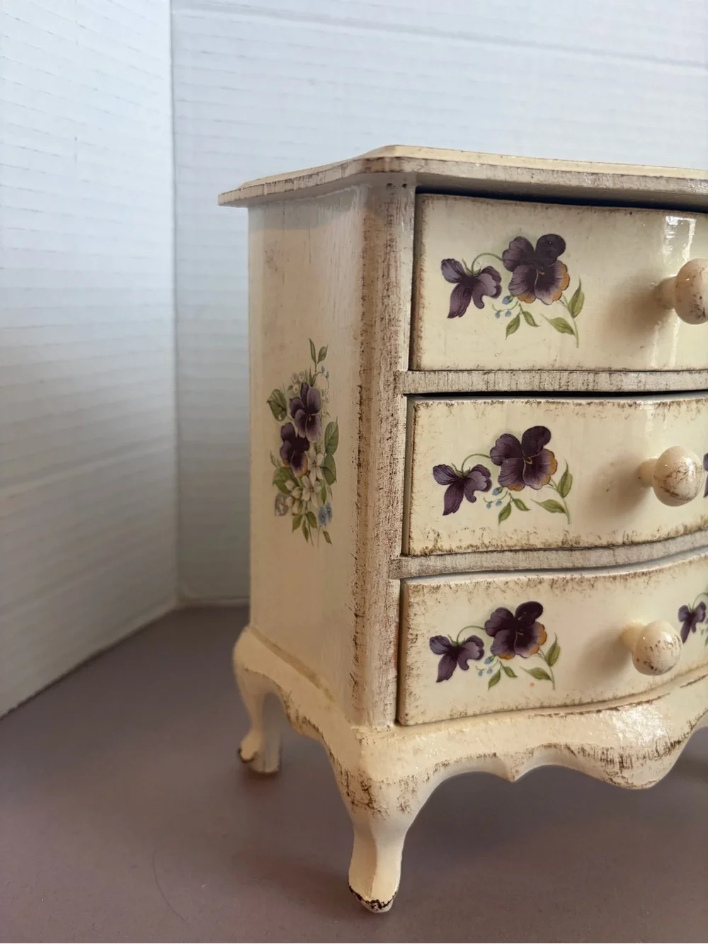 Italian Florentine Chest of Drawers - Dresser Jewelry Box